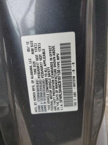 Photo 12 VIN: 5FNRL5H48CB107130 - HONDA ODYSSEY EX 