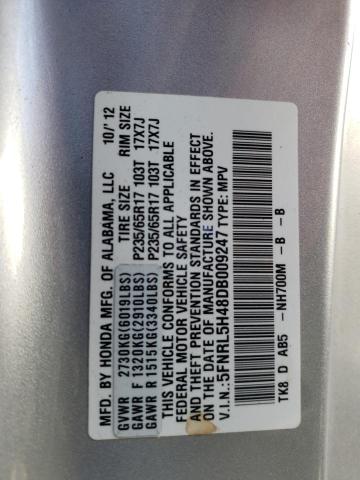 Photo 13 VIN: 5FNRL5H48DB009247 - HONDA ODYSSEY EX 