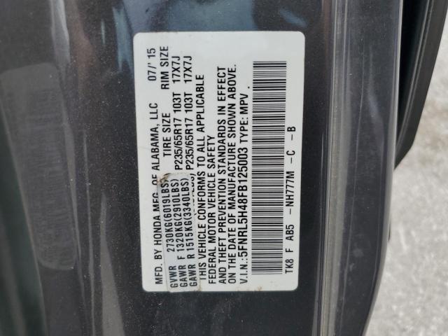 Photo 12 VIN: 5FNRL5H48FB125003 - HONDA ODYSSEY EX 