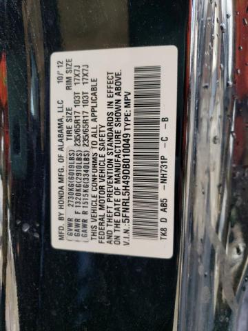 Photo 9 VIN: 5FNRL5H49DB010049 - HONDA ODYSSEY EX 