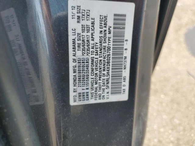 Photo 12 VIN: 5FNRL5H4XDB026700 - HONDA ODYSSEY EX 