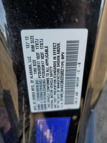 Photo 12 VIN: 5FNRL5H4XDB035882 - HONDA ODYSSEY EX 