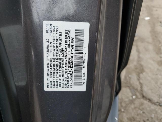 Photo 12 VIN: 5FNRL5H4XGB098341 - HONDA ODYSSEY EX 