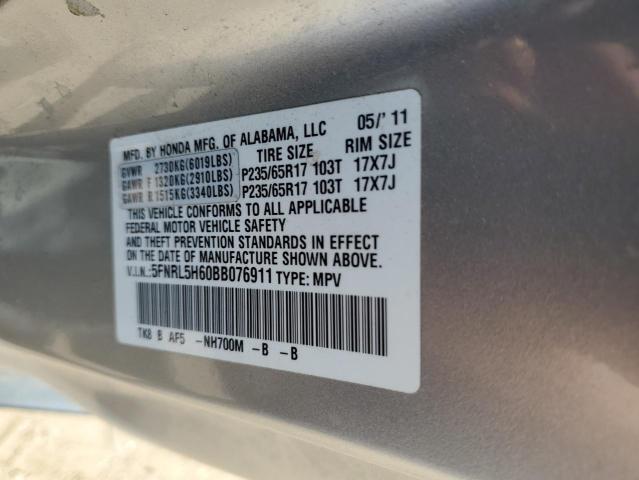 Photo 12 VIN: 5FNRL5H60BB076911 - HONDA ODYSSEY EX 