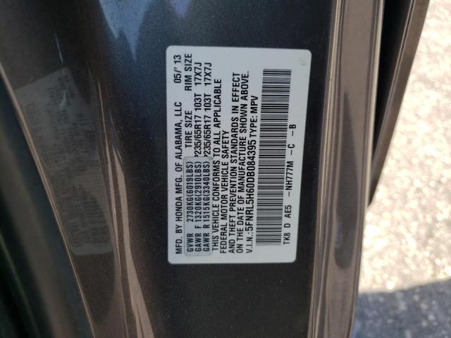 Photo 12 VIN: 5FNRL5H60DB084395 - HONDA ODYSSEY EX 