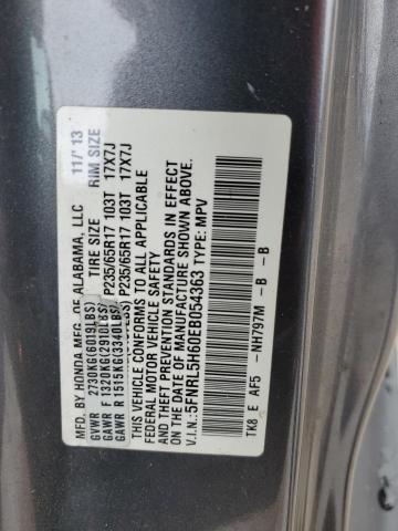 Photo 12 VIN: 5FNRL5H60EB054363 - HONDA ODYSSEY EX 