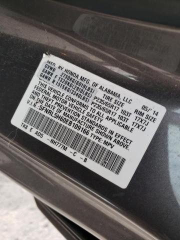 Photo 9 VIN: 5FNRL5H60EB109166 - HONDA ODYSSEY EX 