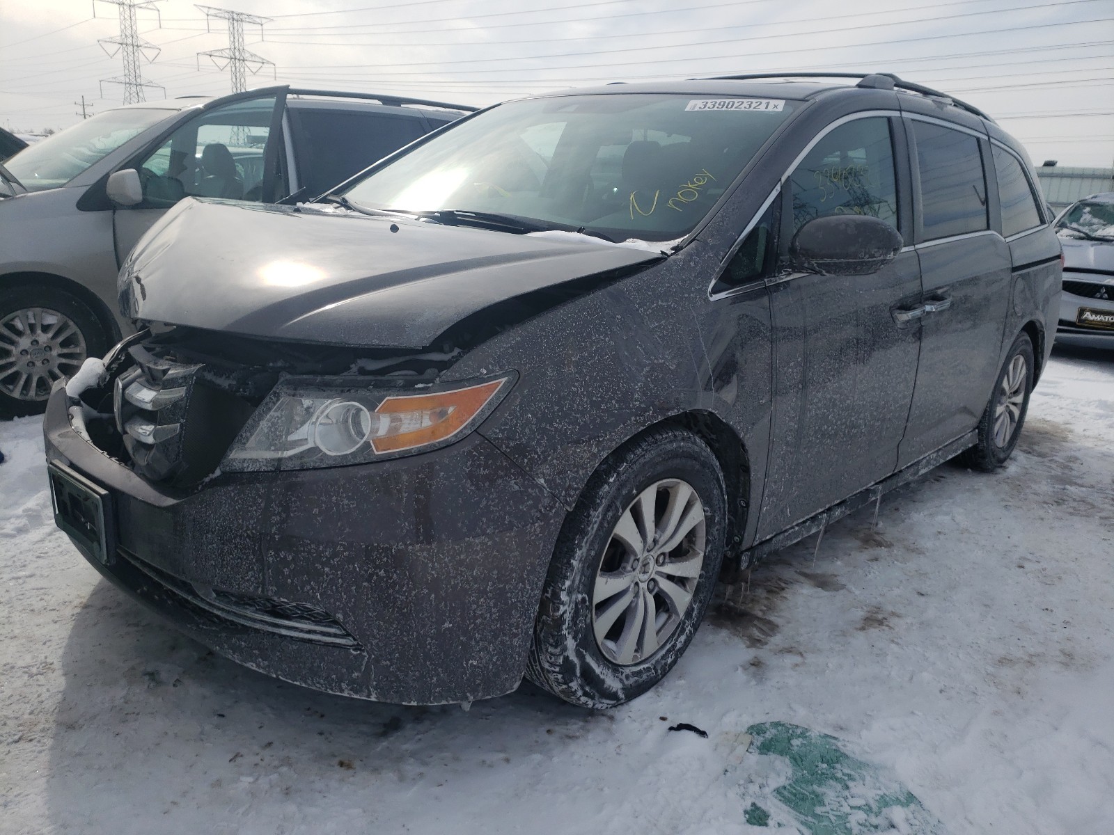 Photo 1 VIN: 5FNRL5H60FB009103 - HONDA ODYSSEY EX 