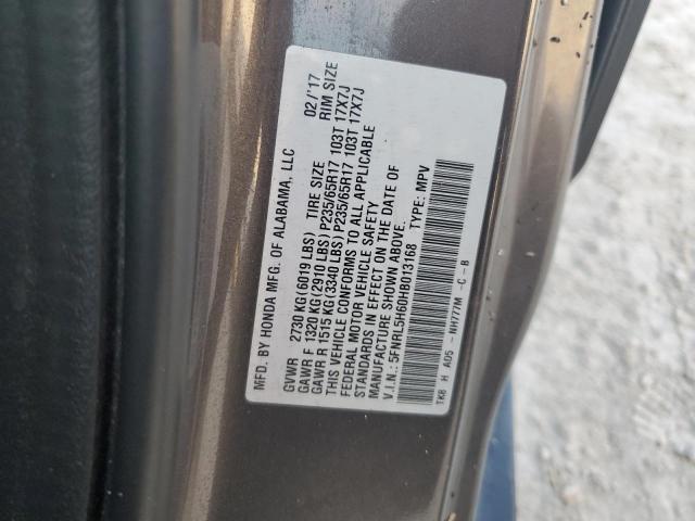 Photo 12 VIN: 5FNRL5H60HB013168 - HONDA ODYSSEY EX 