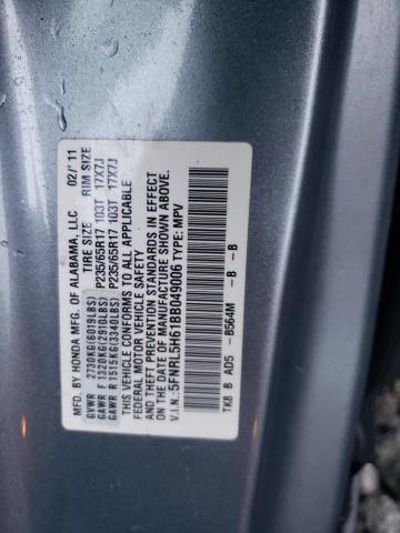 Photo 12 VIN: 5FNRL5H61BB049006 - HONDA ODYSSEY EX 