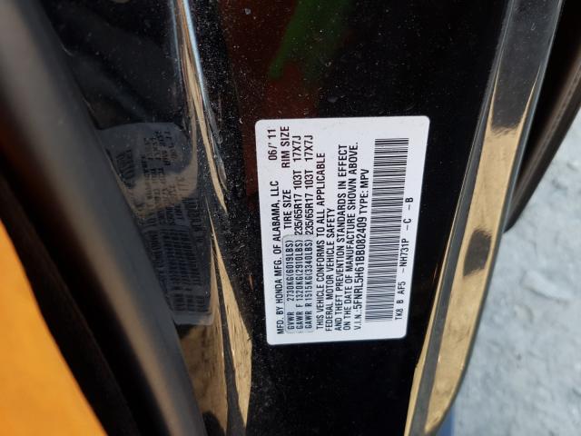 Photo 9 VIN: 5FNRL5H61BB082409 - HONDA ODYSSEY EX 