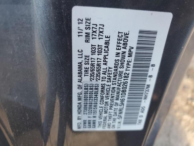 Photo 11 VIN: 5FNRL5H61DB026182 - HONDA ODYSSEY EX 