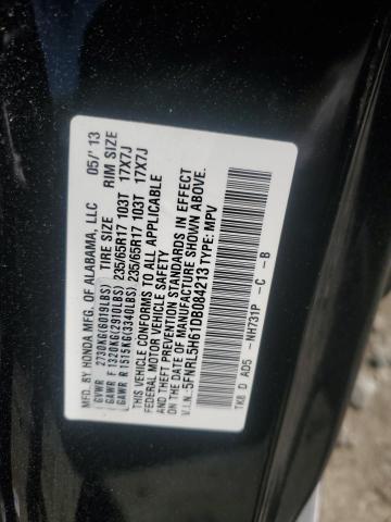 Photo 12 VIN: 5FNRL5H61DB084213 - HONDA ODYSSEY EX 