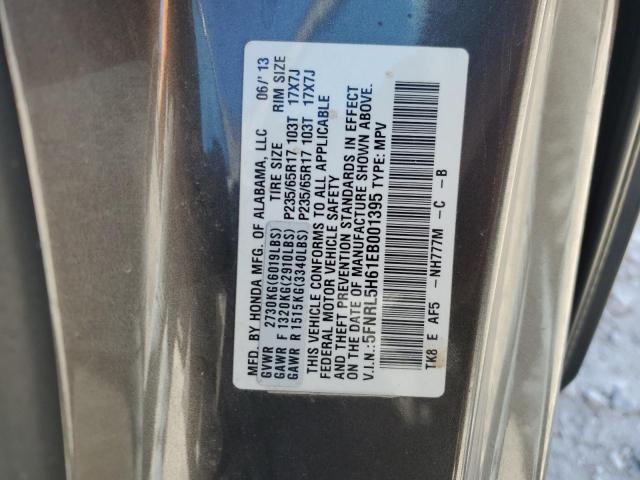 Photo 12 VIN: 5FNRL5H61EB001395 - HONDA ODYSSEY EX 