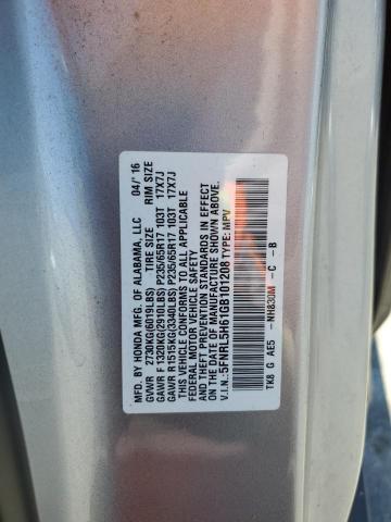 Photo 13 VIN: 5FNRL5H61GB101208 - HONDA ODYSSEY EX 