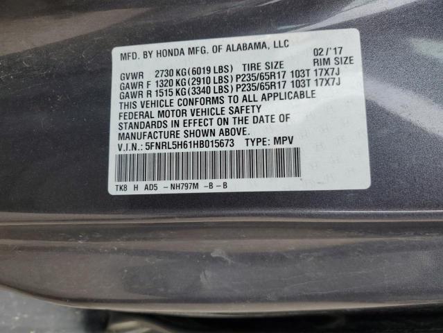 Photo 12 VIN: 5FNRL5H61HB015673 - HONDA ODYSSEY EX 