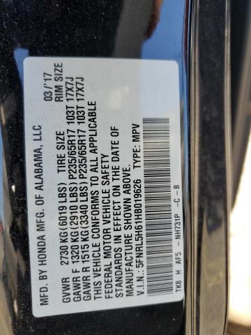 Photo 12 VIN: 5FNRL5H61HB019626 - HONDA ODYSSEY EX 