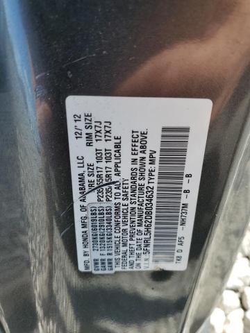 Photo 12 VIN: 5FNRL5H62DB034632 - HONDA ODYSSEY EX 