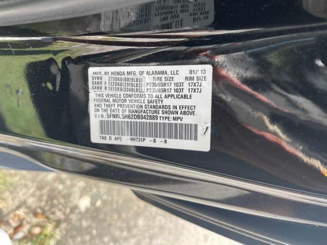 Photo 9 VIN: 5FNRL5H62DB042889 - HONDA ODYSSEY EX 