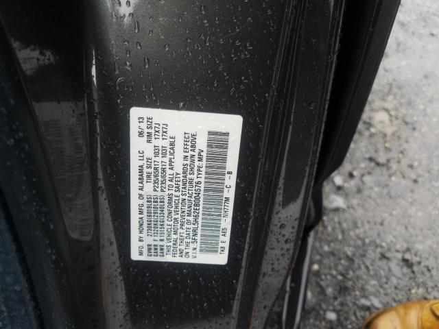 Photo 9 VIN: 5FNRL5H62EB004676 - HONDA ODYSSEY EX 