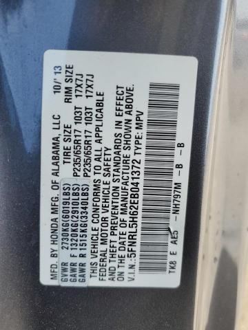 Photo 12 VIN: 5FNRL5H62EB041372 - HONDA ODYSSEY EX 