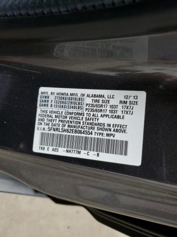 Photo 13 VIN: 5FNRL5H62EB064554 - HONDA ODYSSEY EX 