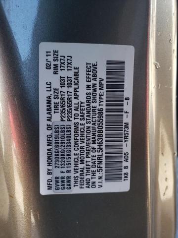 Photo 12 VIN: 5FNRL5H63BB055986 - HONDA ODYSSEY EX 