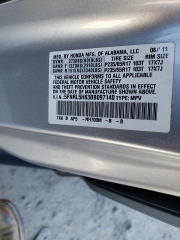 Photo 11 VIN: 5FNRL5H63BB097140 - HONDA ODYSSEY EX 