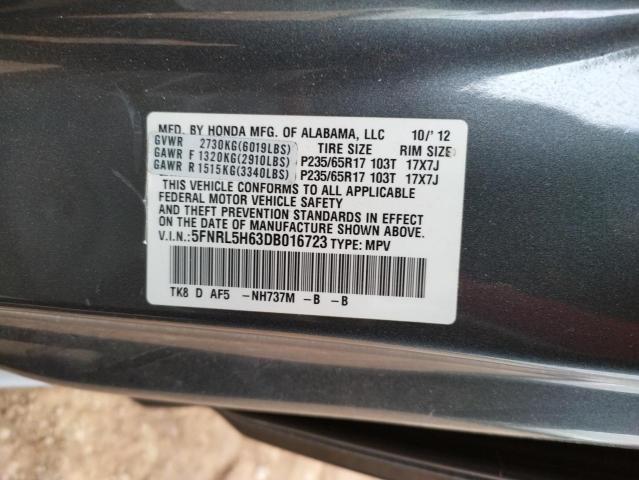 Photo 12 VIN: 5FNRL5H63DB016723 - HONDA ODYSSEY EX 