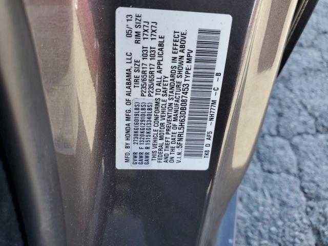 Photo 11 VIN: 5FNRL5H63DB087453 - HONDA ODYSSEY EX 