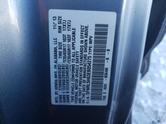 Photo 9 VIN: 5FNRL5H63EB054275 - HONDA ODYSSEY EX 