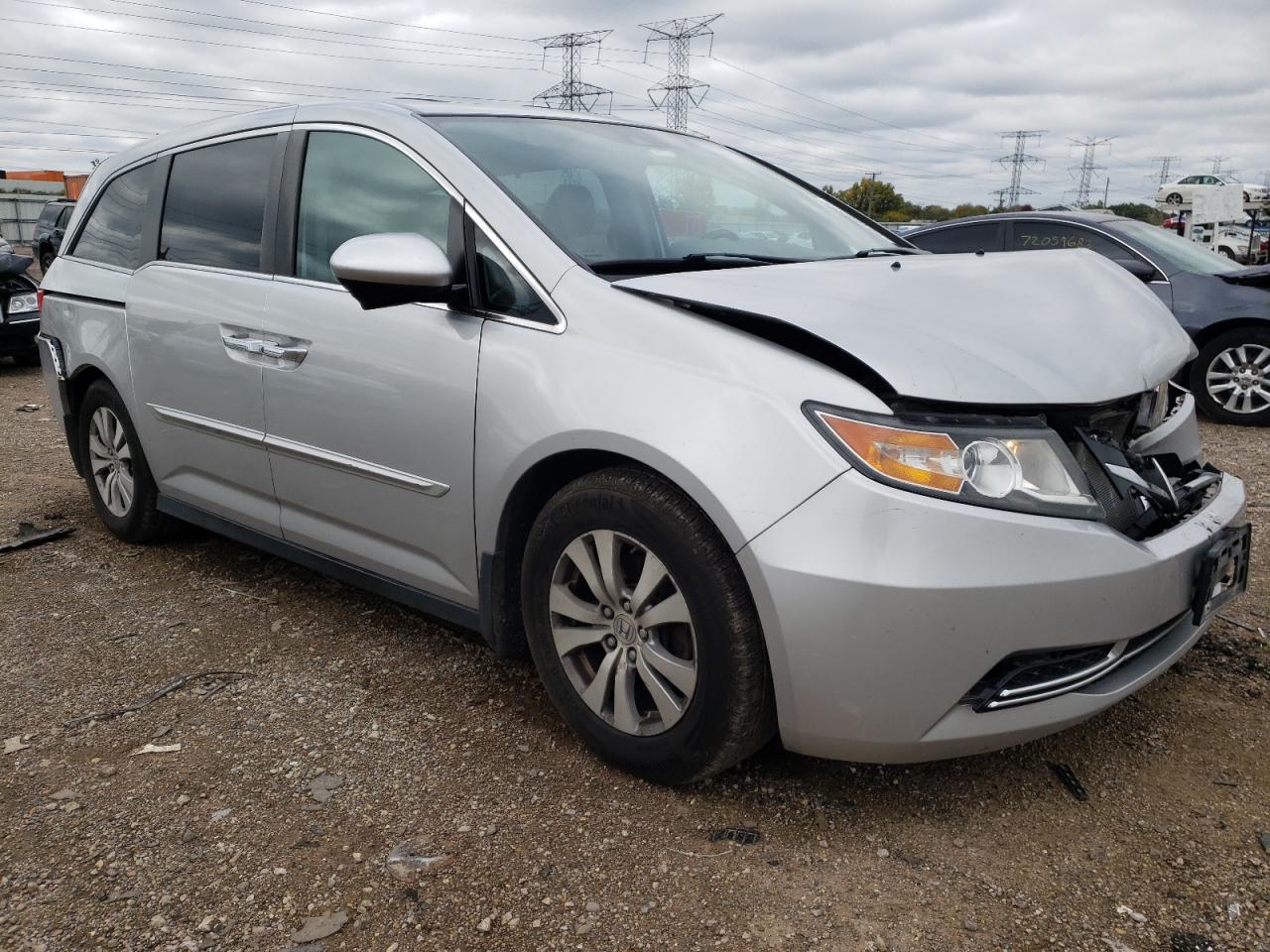 Photo 3 VIN: 5FNRL5H63FB037476 - HONDA ODYSSEY 