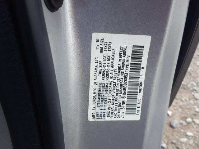 Photo 9 VIN: 5FNRL5H64BB028053 - HONDA ODYSSEY EX 