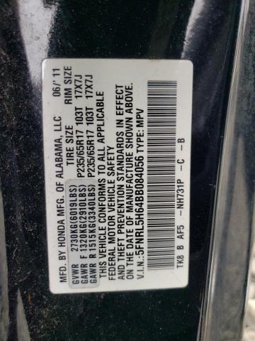 Photo 12 VIN: 5FNRL5H64BB084056 - HONDA ODYSSEY EX 