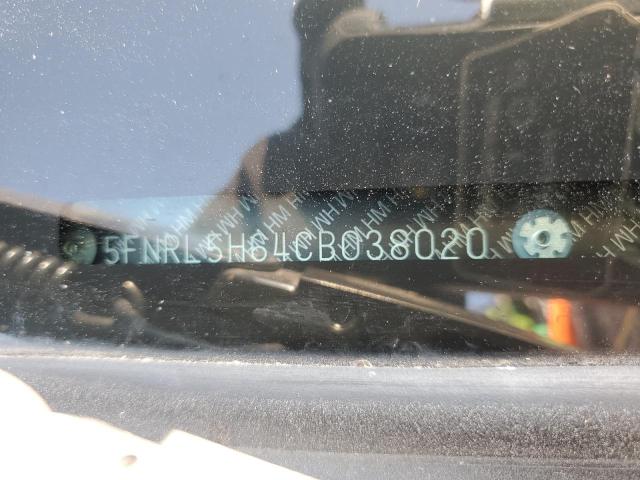 Photo 12 VIN: 5FNRL5H64CB038020 - HONDA ODYSSEY EX 