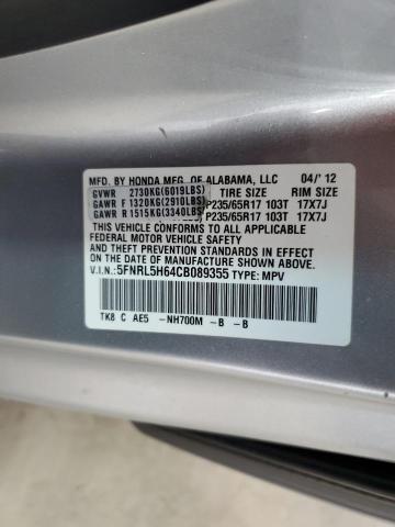 Photo 12 VIN: 5FNRL5H64CB089355 - HONDA ODYSSEY EX 