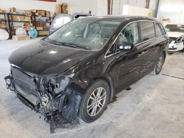 Photo 1 VIN: 5FNRL5H64DB027424 - HONDA ODYSSEY EX 