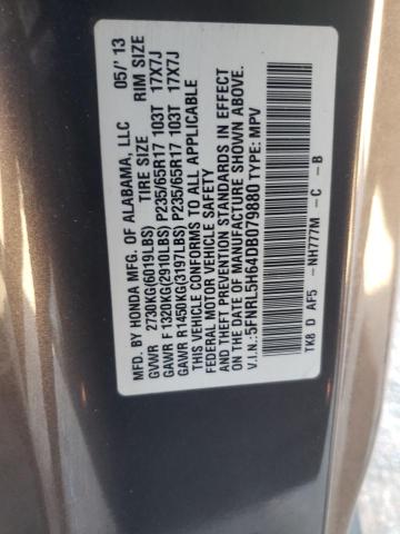 Photo 13 VIN: 5FNRL5H64DB079880 - HONDA ODYSSEY EX 