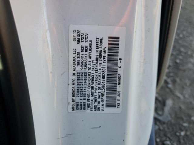 Photo 12 VIN: 5FNRL5H64EB028011 - HONDA ODYSSEY EX 