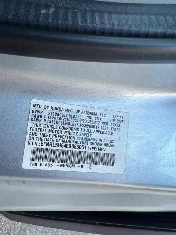 Photo 9 VIN: 5FNRL5H64EB063051 - HONDA ODYSSEY EX 