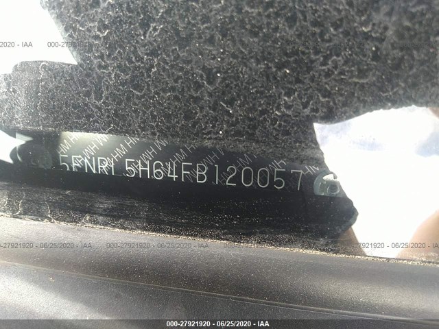 Photo 8 VIN: 5FNRL5H64FB120057 - HONDA ODYSSEY 