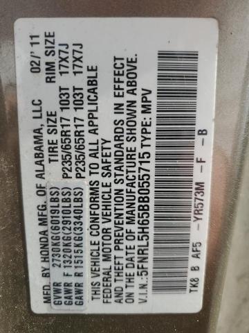 Photo 12 VIN: 5FNRL5H65BB055715 - HONDA ODYSSEY EX 