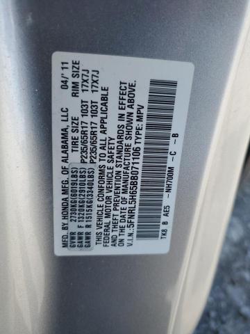 Photo 12 VIN: 5FNRL5H65BB071106 - HONDA ODYSSEY EX 