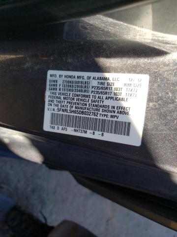 Photo 9 VIN: 5FNRL5H65DB032762 - HONDA ODYSSEY EX 