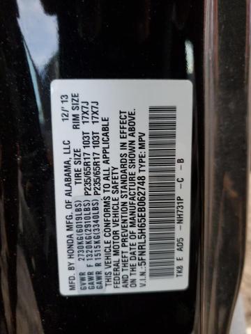 Photo 12 VIN: 5FNRL5H65EB062748 - HONDA ODYSSEY EX 