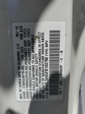 Photo 12 VIN: 5FNRL5H65FB104790 - HONDA ODYSSEY EX 