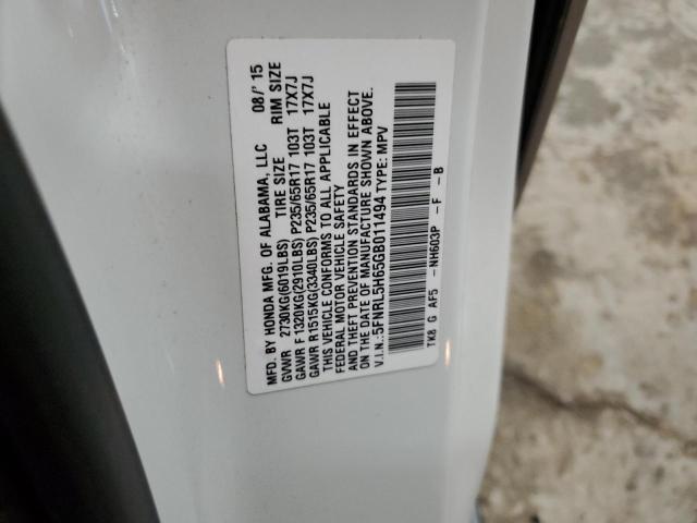 Photo 12 VIN: 5FNRL5H65GB011494 - HONDA ODYSSEY EX 