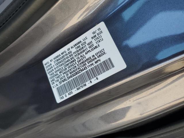 Photo 12 VIN: 5FNRL5H65GB029445 - HONDA ODYSSEY EX 