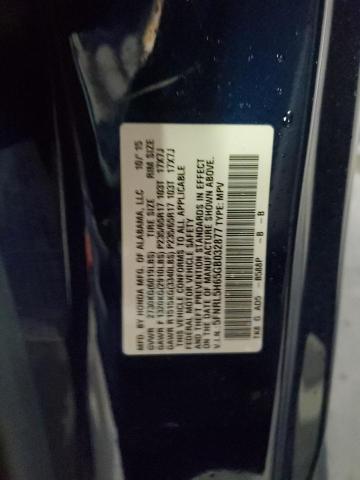 Photo 12 VIN: 5FNRL5H65GB032877 - HONDA ODYSSEY EX 