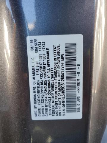 Photo 12 VIN: 5FNRL5H65GB126841 - HONDA ODYSSEY EX 